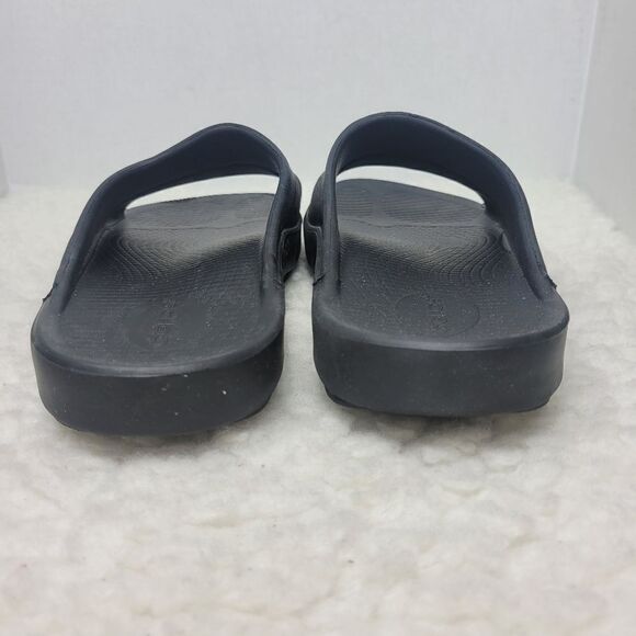 Oofos OOahh Sport Flex Mens Slide Size 9 Recovery Sandals Black main image 10